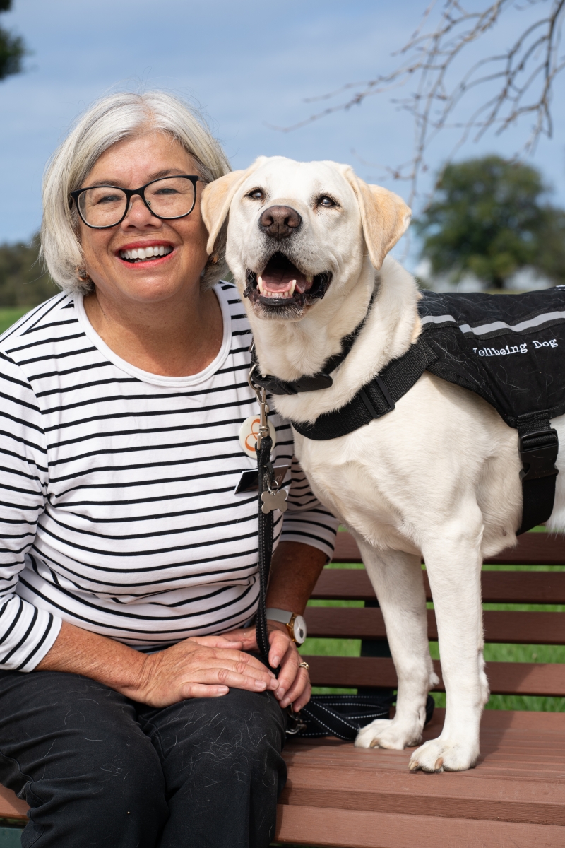 Barb and Haddie - Wellbeing Dog